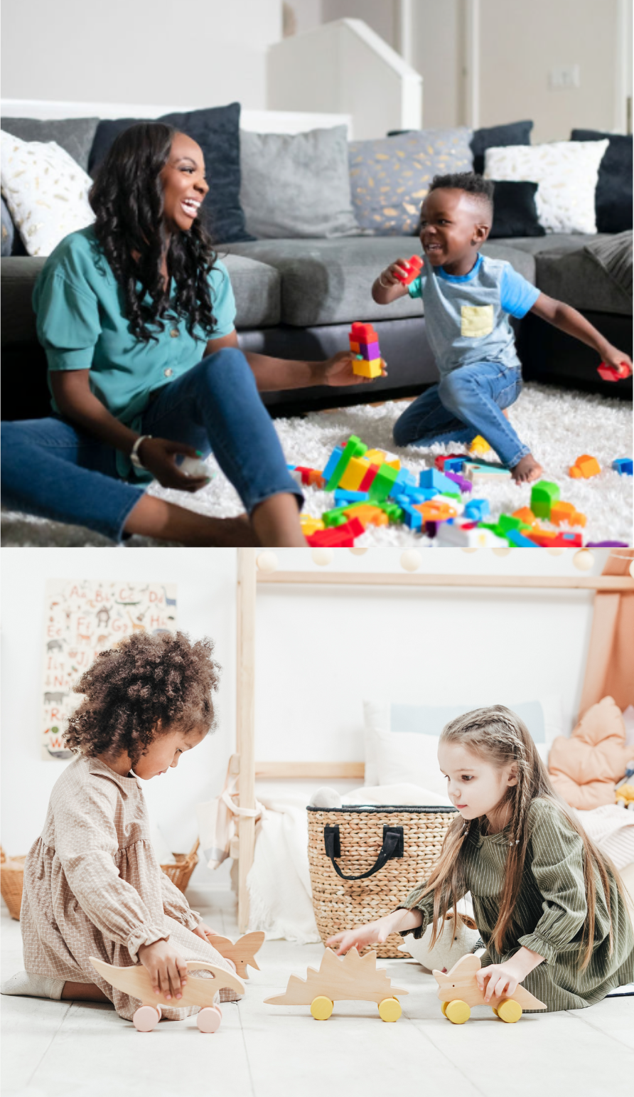 Children Playing in various scenes